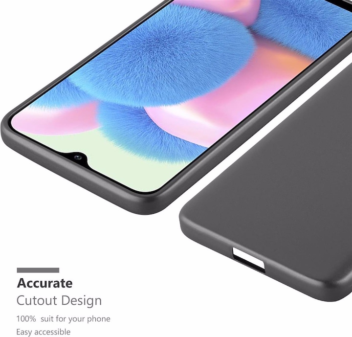 Actual product image Cadorabo TPU Matt Metallic Cover (Samsung Galaxy A30s, Samsung Galaxy A50s)