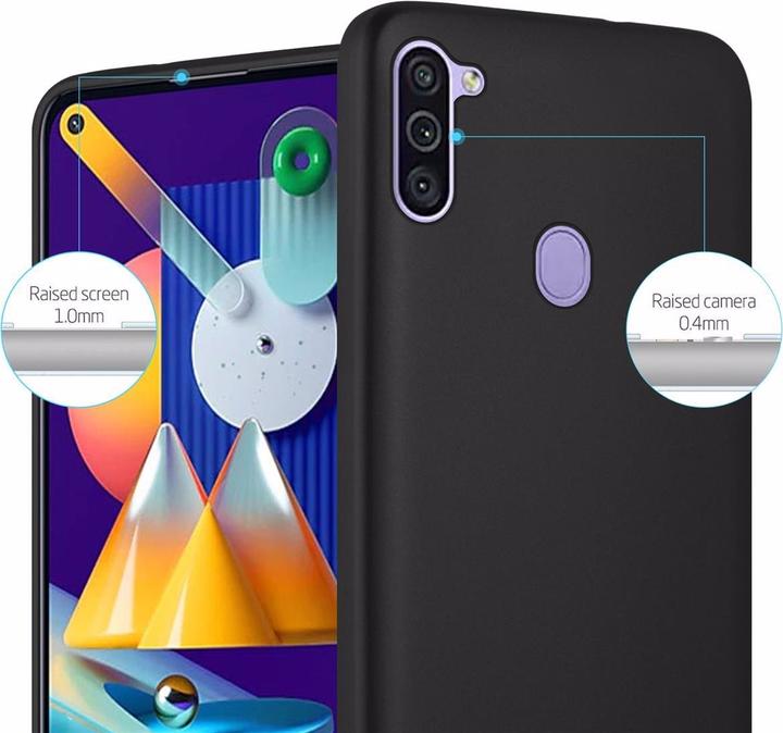 Actual product image Cadorabo TPU Matt Metallic Cover (Samsung Galaxy A11, Samsung Galaxy M11)