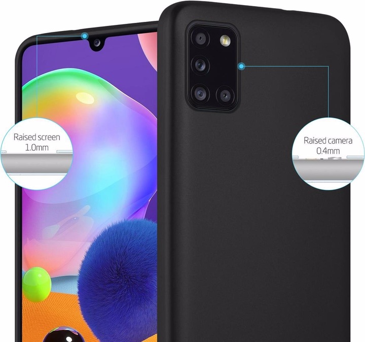 Produktbild Cadorabo TPU Matt Metallic Cover (Samsung Galaxy A31)