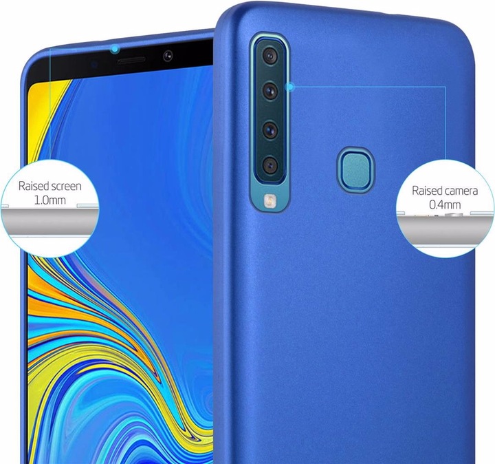 Actual product image Cadorabo TPU Matt Metallic Cover (Samsung Galaxy A9 (2018))