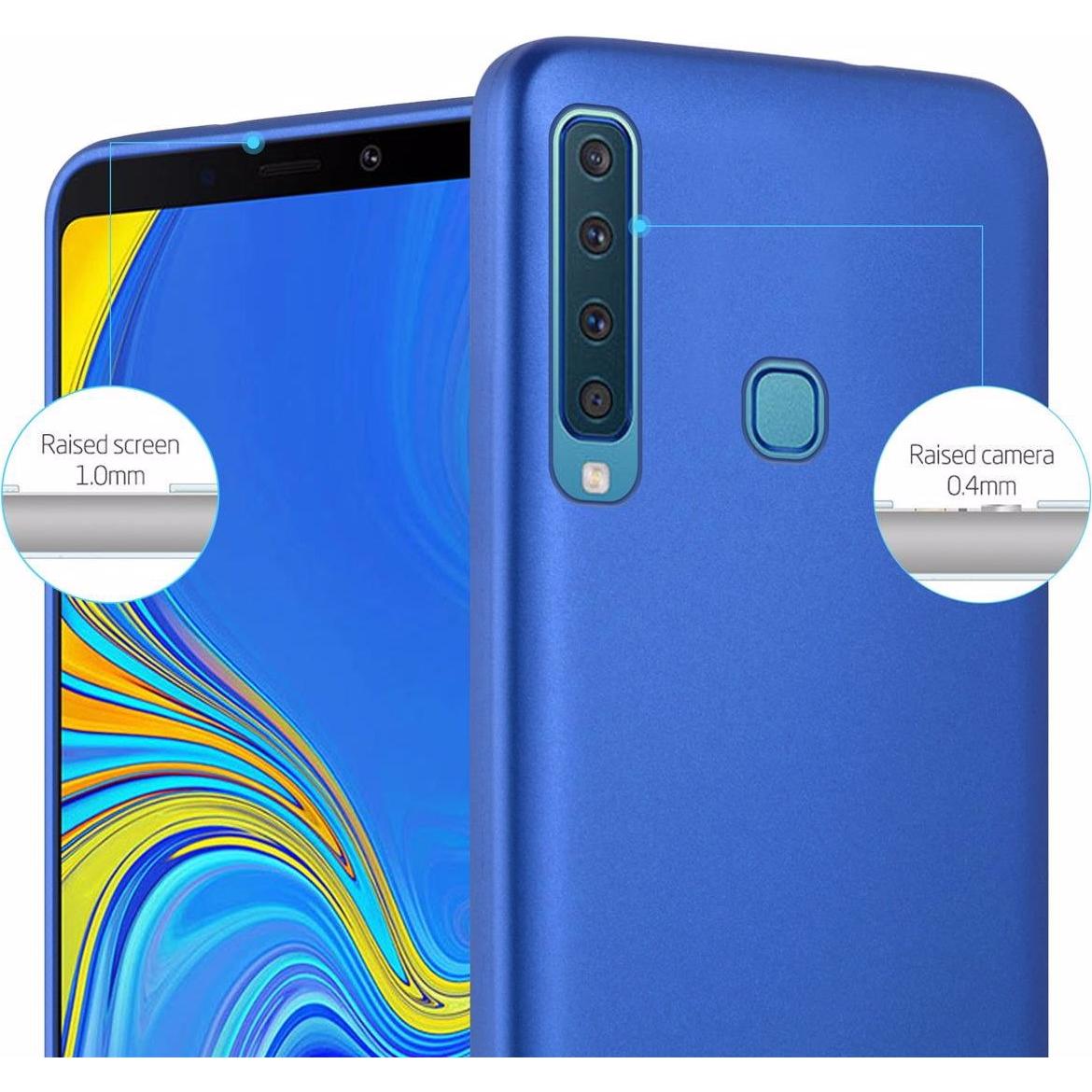 Thumbnail - Cadorabo TPU Matt Metallic Cover (Samsung Galaxy A9 (2018)), Smartphone Hülle, Blau