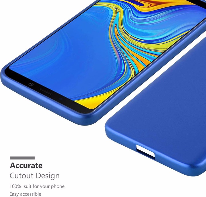 Actual product image Cadorabo TPU Matt Metallic Cover (Samsung Galaxy A9 (2018))