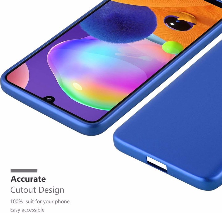 Actual product image Cadorabo TPU Matt Metallic Cover (Samsung Galaxy A31)