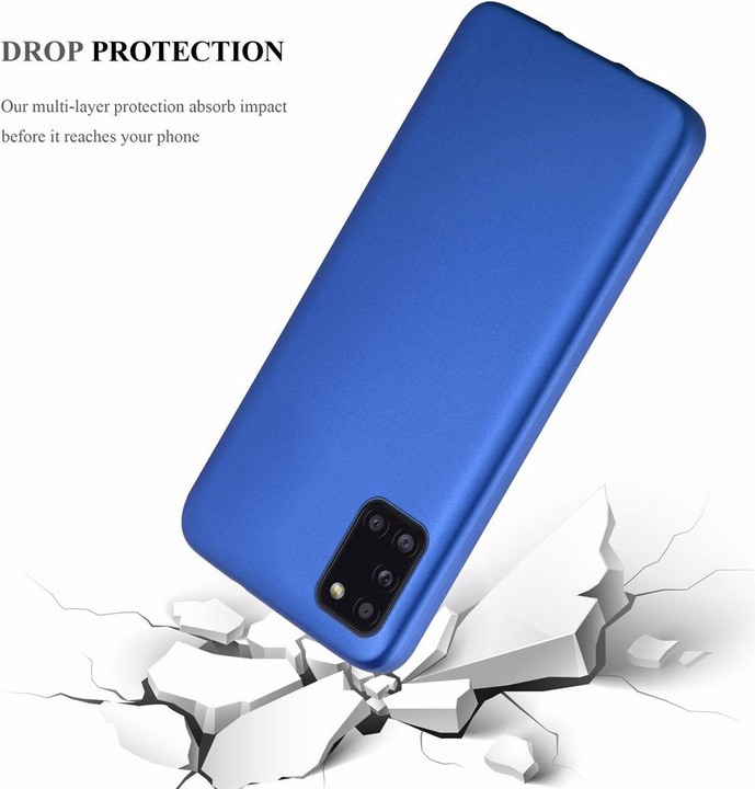 Actual product image Cadorabo TPU Matt Metallic Cover (Samsung Galaxy A31)