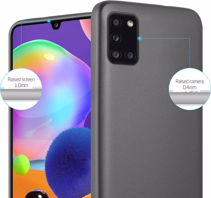 Produktbild Cadorabo TPU Matt Metallic Cover (Samsung Galaxy A31)