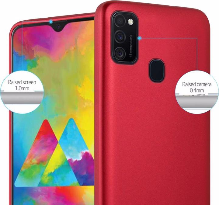 Actual product image Cadorabo TPU Matt Metallic Cover (Samsung Galaxy M21, Samsung Galaxy M30s)