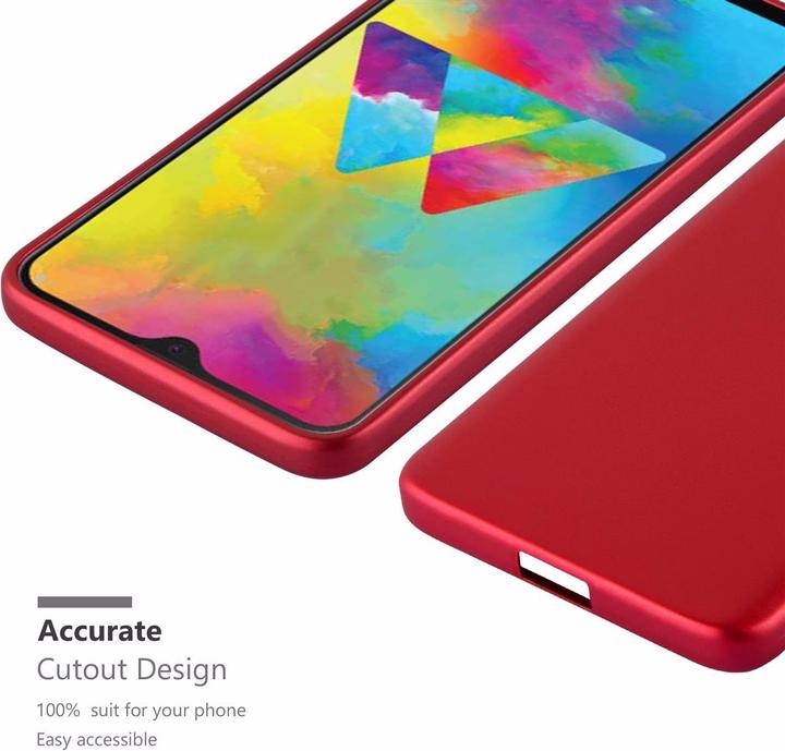 Actual product image Cadorabo TPU Matt Metallic Cover (Samsung Galaxy M21, Samsung Galaxy M30s)