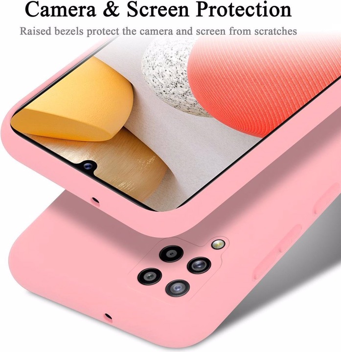 Produktbild Cadorabo TPU Liquid Silicone Case Cover (Samsung Galaxy A42 5G)
