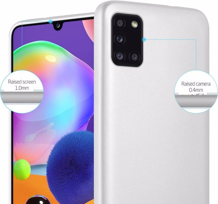 Produktbild Cadorabo TPU Matt Metallic Cover (Samsung Galaxy A31)