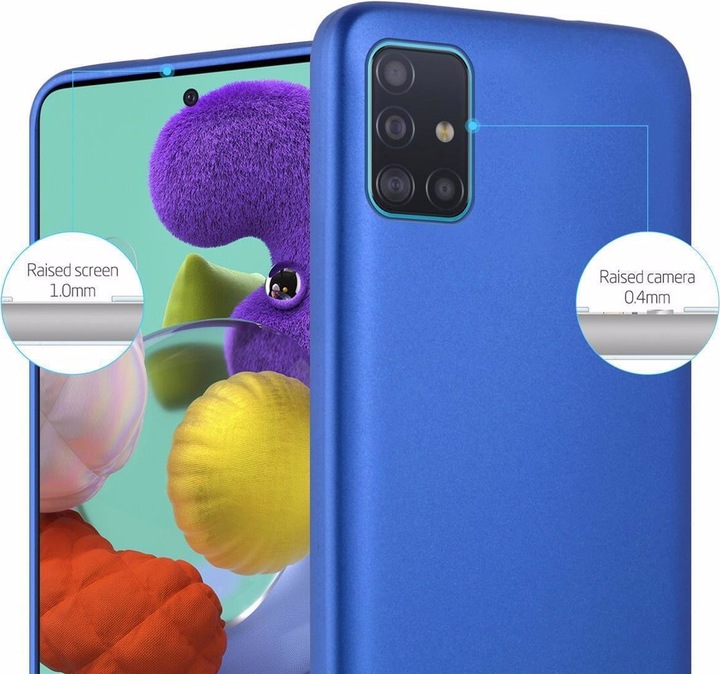 Produktbild Cadorabo TPU Matt Metallic Cover (Samsung Galaxy A71 5G)