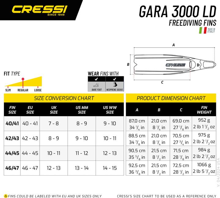 Image du produit Cressi Gara 3000 (44 - 45)