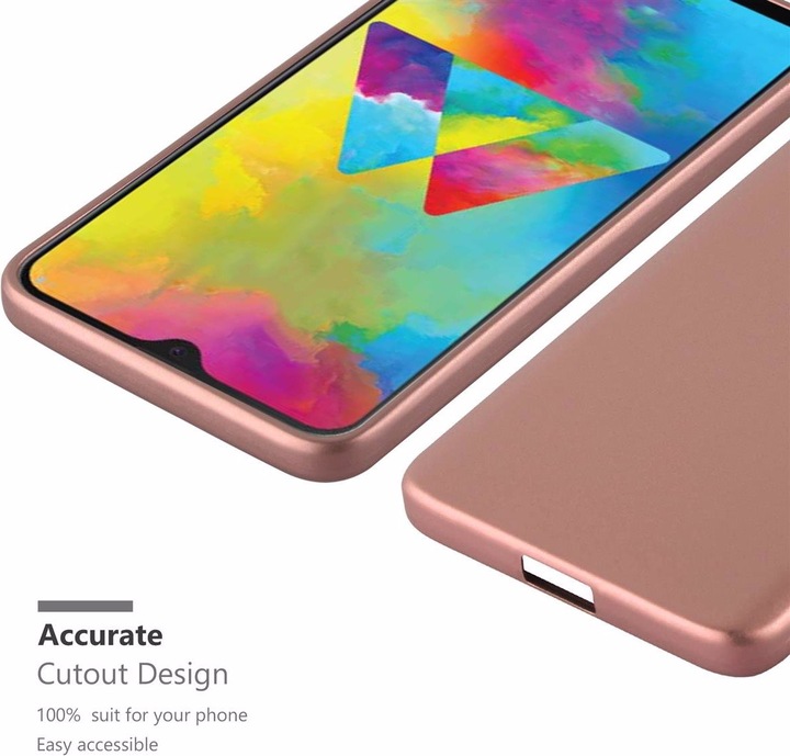 Actual product image Cadorabo TPU Matt Metallic Cover (Samsung Galaxy M21, Samsung Galaxy M30s)