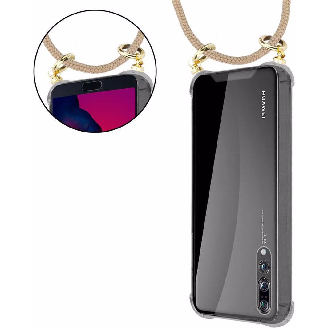 Thumbnail - Cadorabo TPU Handy Kette GOLD Cover, Handykette, Braun