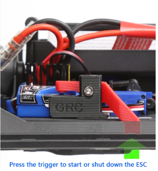 Produktbild Grc 3D Pla Easy Start Trigger Power Transfer Switch Bracket for Traxxas TRX-4
