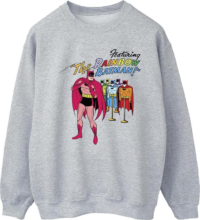 Produktbild Batman Comic Cover Regenbogen Batman Baumwolle Sweatshirt (S)
