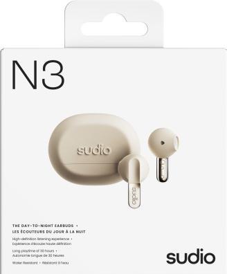 Actual product image Sudio N3 Sand (5.50 h, Wireless)