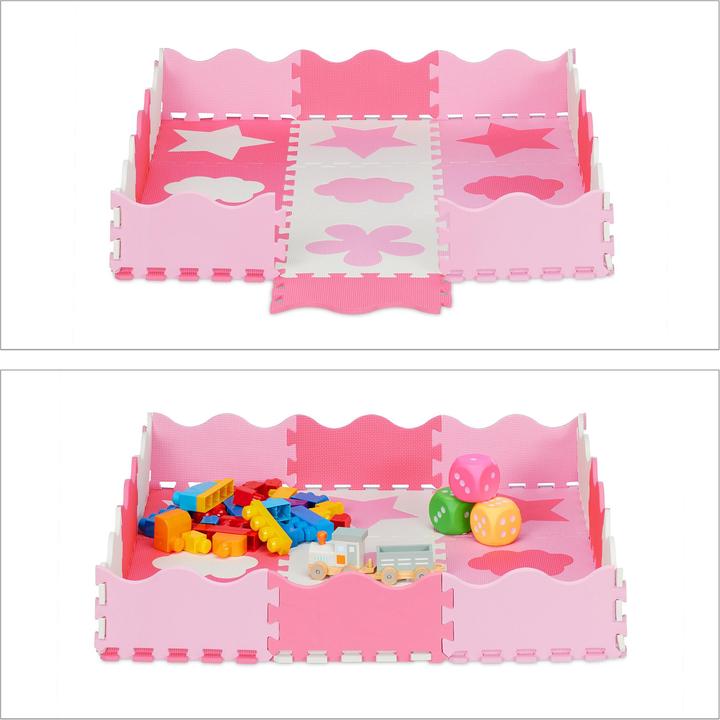 Image du produit Relaxdays Tapis puzzle (31,5 x 31,5 x 1 cm)
