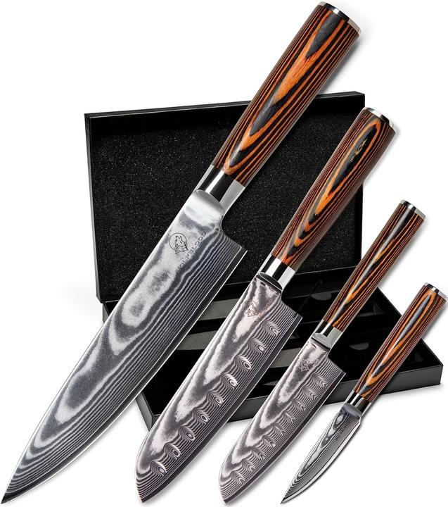 Produktbild Wolfblood Damastmesser Set (20 cm)