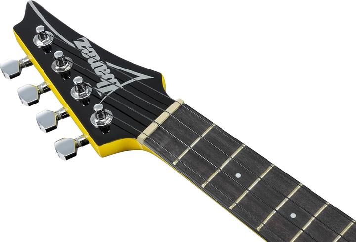 Actual product image Ibanez URGT100 Sun Yellow High Gloss electric-acoustic tenor ukulele with gigbag (Tenor)