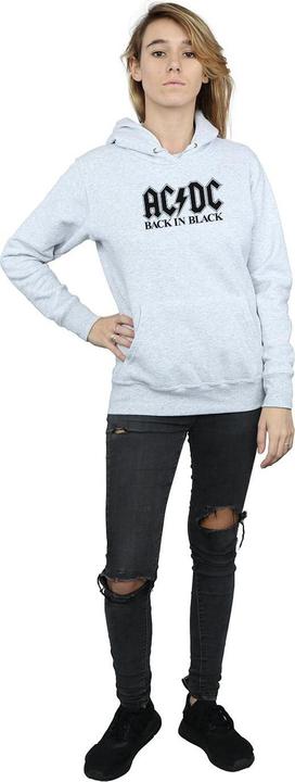 Image du produit AC/DC - Sweat à capuche BACK IN BLACK LOGO - Femme (M)