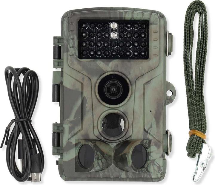 Actual product image Nedis Wildlife Camera - 4K@10fps - 50 MPixel - 5 MPixel CMOS - IP65 - Black No-Glow IR - Night