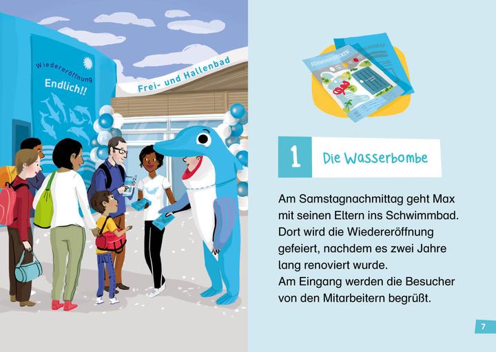 Actual product image Der kleine Detektiv - Beutezug im Schwimmbad (German, Emmanuel Trédez, Maud Riemann, Anne Brauner, 2019)