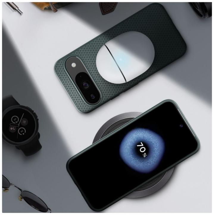 Produktbild Spigen Liquid Air Case für Google Pixel 9 / 9 Pro Grün Abyss (Google Pixel 9, Google Pixel 9 Pro)