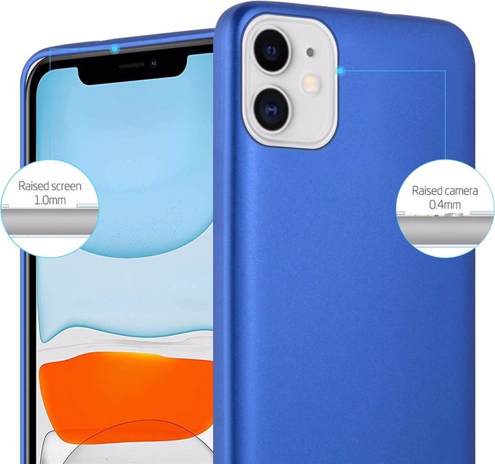 Actual product image Cadorabo TPU Matt Metallic Cover (Apple iPhone 11)