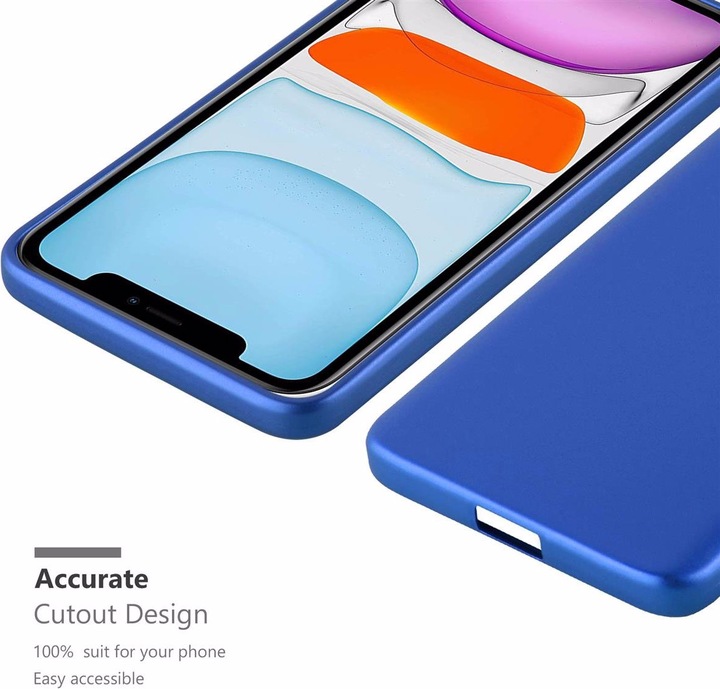 Actual product image Cadorabo TPU Matt Metallic Cover (Apple iPhone 11)