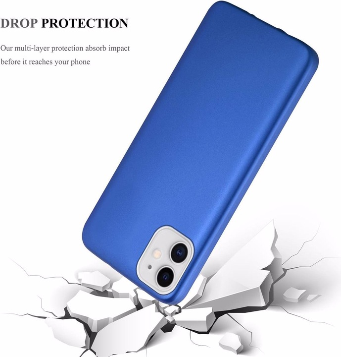 Actual product image Cadorabo TPU Matt Metallic Cover (Apple iPhone 11)