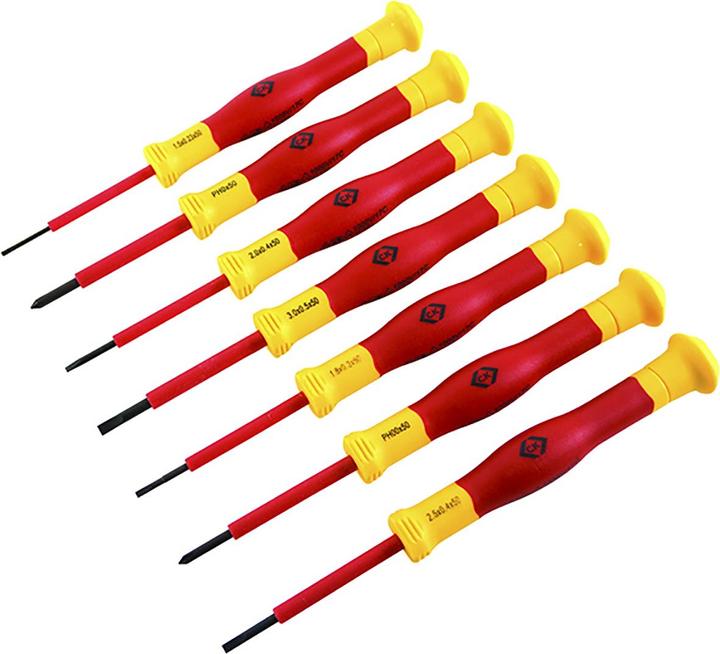 Produktbild C.K Magma VDE Schraubendreher-Set 7teili (Schlitzschrauben)