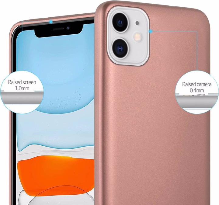 Produktbild Cadorabo TPU Matt Metallic Cover (Apple iPhone 11)