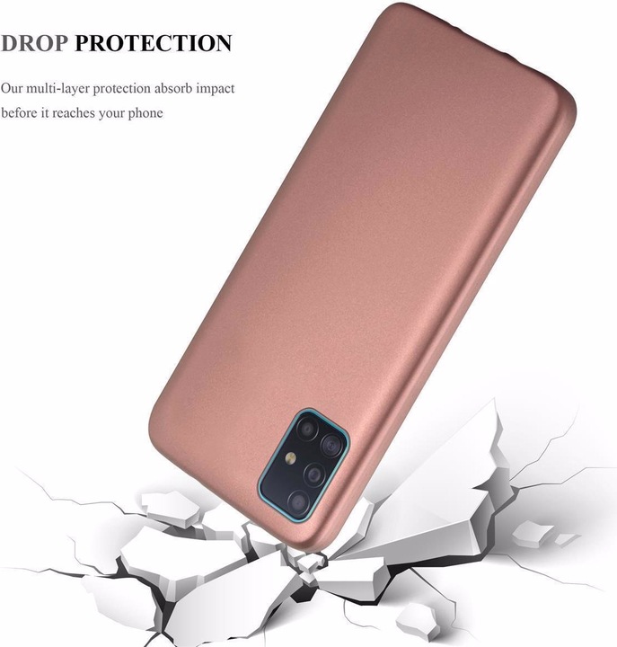 Produktbild Cadorabo TPU Matt Metallic Cover (Samsung Galaxy A71 5G)