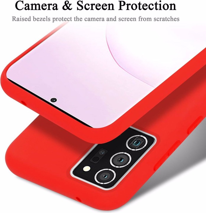 Actual product image Cadorabo TPU Liquid Silicone Case Cover (Samsung Galaxy Note 20+)