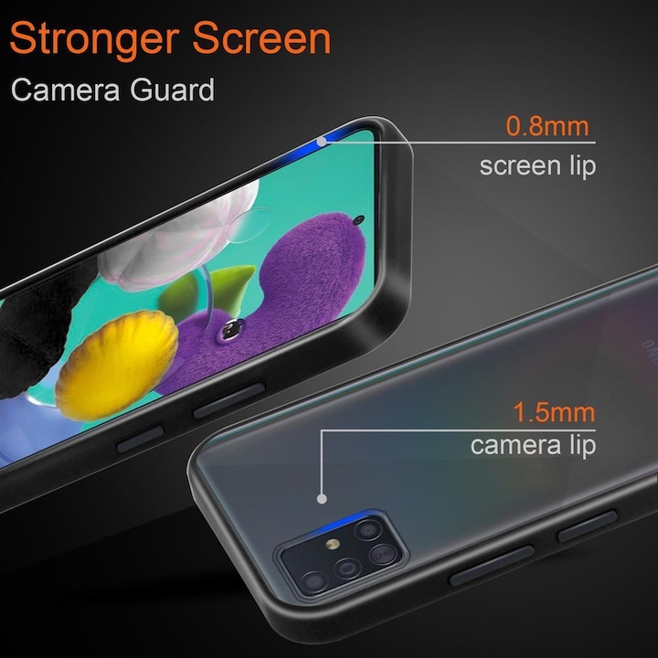 Produktbild Cadorabo Hybrid Matt Cover (Samsung Galaxy A51 5G)