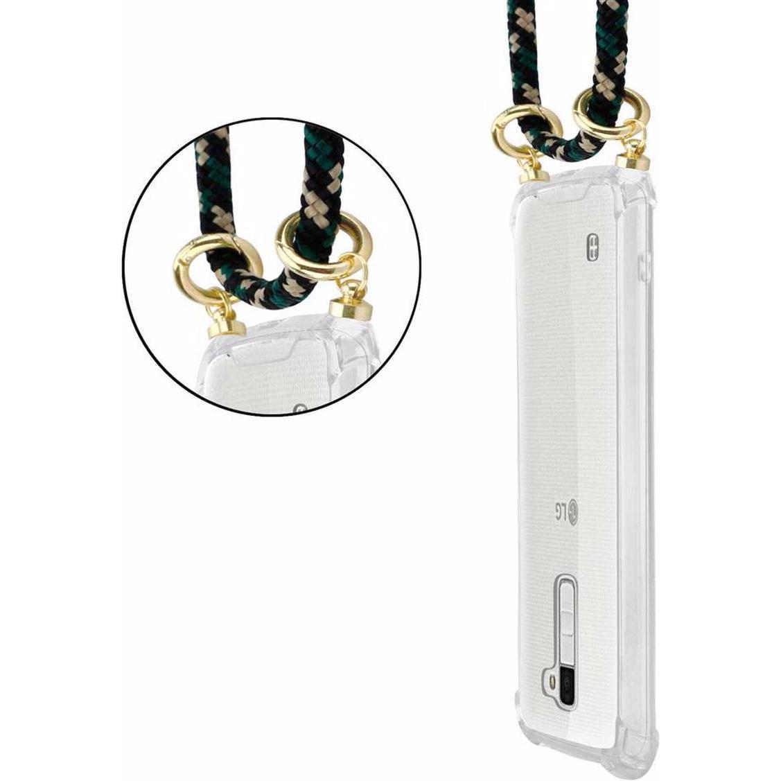 Thumbnail - Cadorabo TPU Handy Kette GOLD Cover, Handykette, Braun