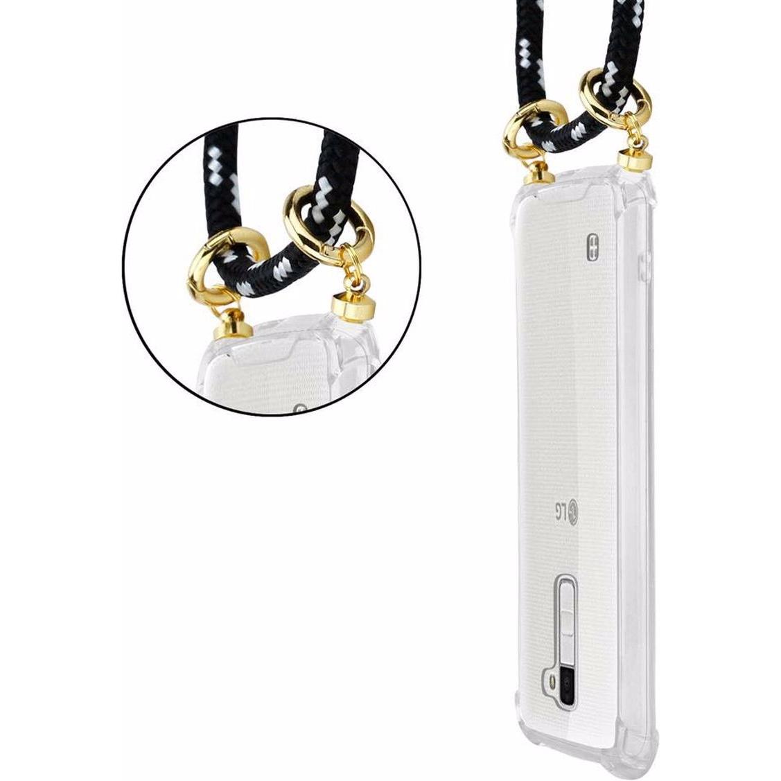 Thumbnail - Cadorabo TPU Handy Kette GOLD Cover, Handykette, Schwarz