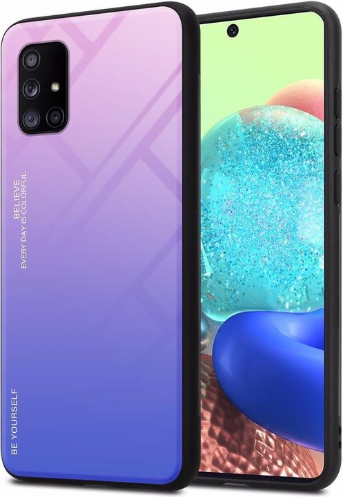 Produktbild Cadorabo TPU 2 Farben Glas Cover (Samsung Galaxy A71 5G)