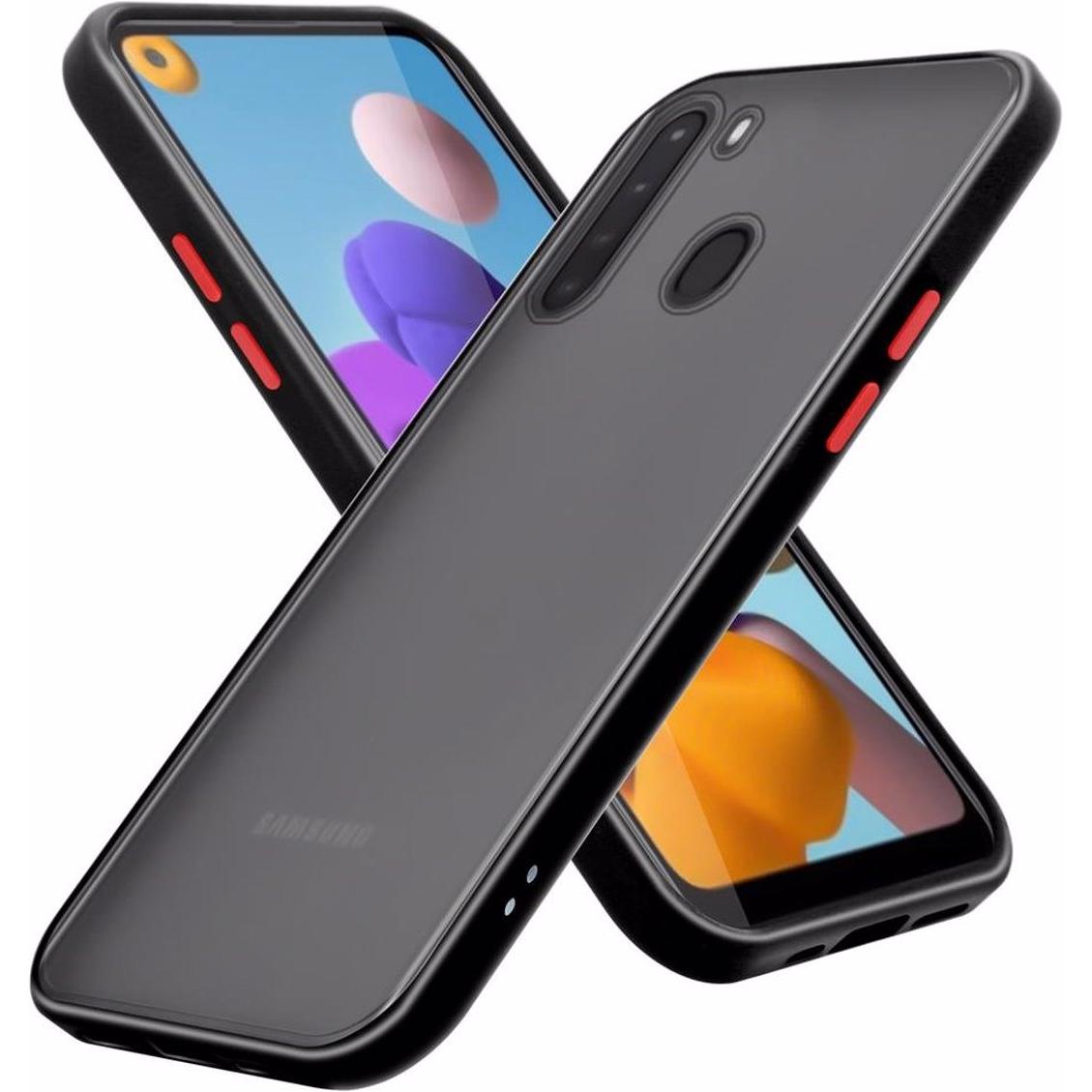 Thumbnail - Cadorabo Hybrid Matt Cover (Samsung Galaxy A21), Smartphone Hülle, Transparent