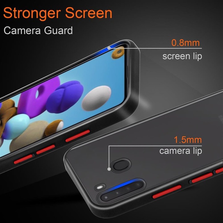 Actual product image Cadorabo Hybrid Matt Cover (Samsung Galaxy A21)