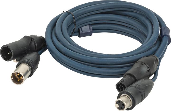 Produktbild DAP-Audio FP-15 Hybrid Cable - powerCON TRUE1 & 3-pin XLR IP - DMX / Power 15 m (15 m, XLR Kabel)