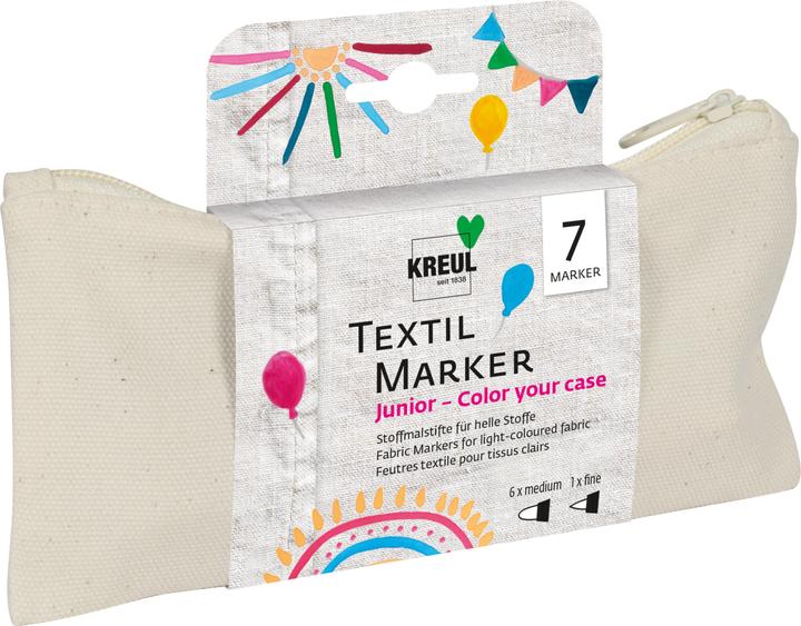Produktbild Kreul Textil Marker Junior (7 x)