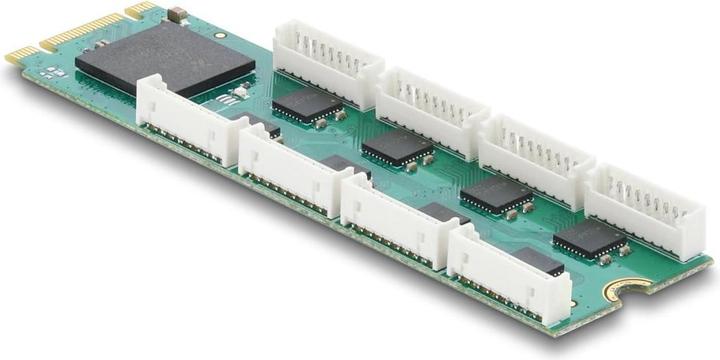 Produktbild Delock M.2 Karte zu 8 x Seriell RS-232 DB9 mit Standard und (0.30 m)