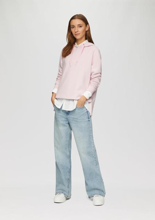 Immagine prodotto S.Oliver Sweatshirt Weiches Kapuzensweatshirt mit seitlichen Schlitzen (34)