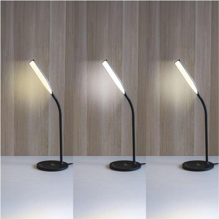 Image du produit Emos Lampe de bureau LED OSCAR, noire (360 lm)