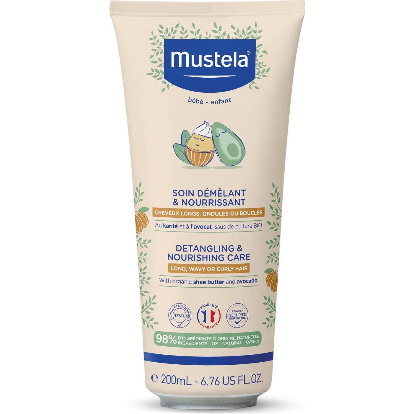 Mustela, Gel per capelli, Shea Butter & Avocado Hair Cream Treatment 200 Ml (Crema per capelli, 200 ml)