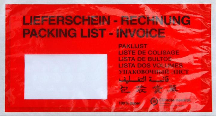 Lieferscheintaschen (250 Stück)