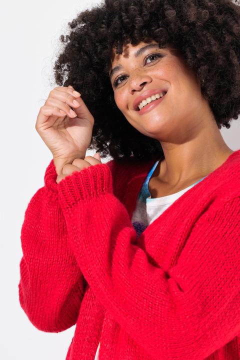 Produktbild Angel of Style Strickjacke, Straight Fit, Ballonärmel (50, 52)