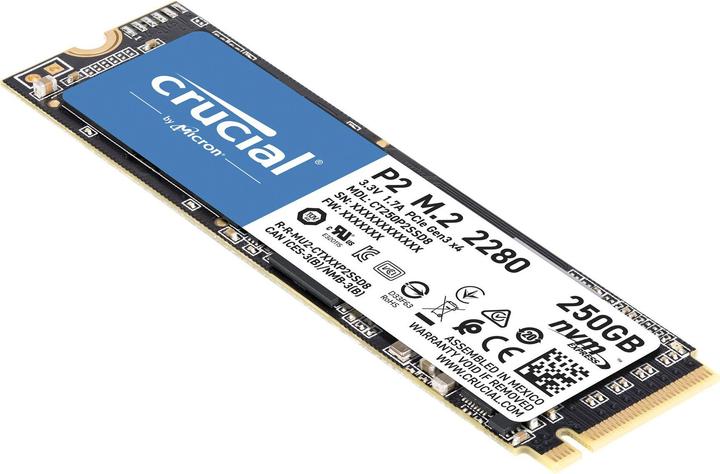 Actual product image Crucial P2 (250 GB, M.2 2280)