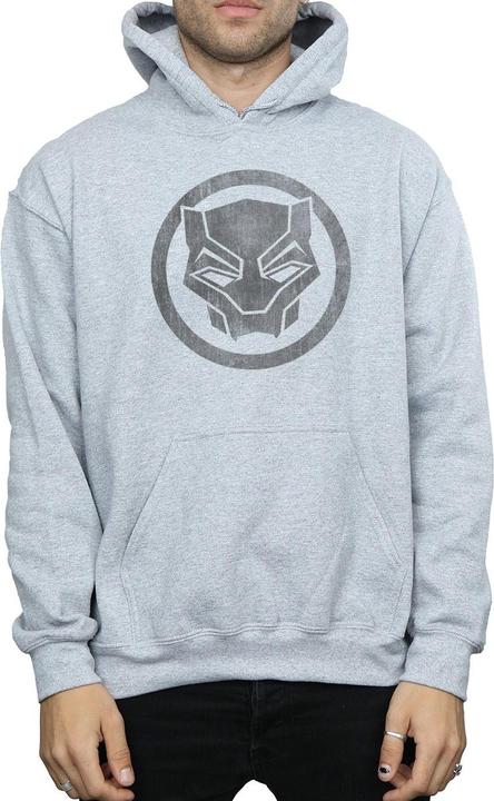 Immagine prodotto Felpa con cappuccio Pantera Nera Uomo con icone in difficoltà (XXL)